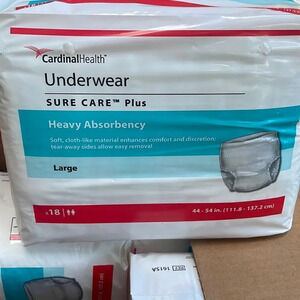 Cardinal Health Heavy Absorbency bladder control underwear Large